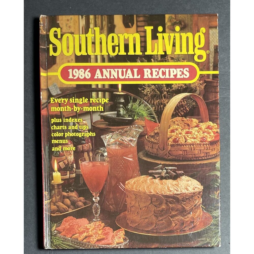 Vintage Southern Living 1986 Annual Recipes (1986, Hardcover)